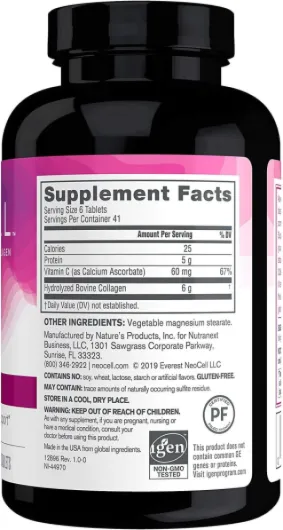 Super Collagen+C (Type 1&3) 250 tabs