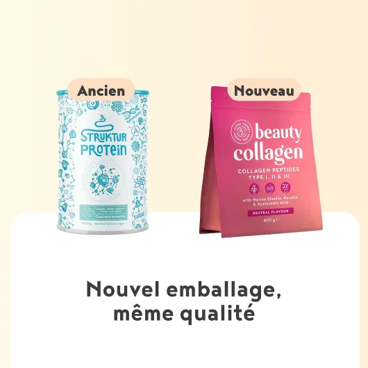 Collagene Poudre [400gr] - Collagen Peptides (Type I & III) - Élastine Marin + Acide Hyaluronique + Kératine - Collagène Hydrolysé en Poudre - Goût Neutre - Alpha Foods