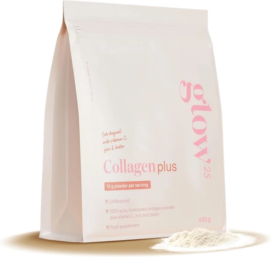 ® Collagène Plus [450g] - avec Vitamine C, Zinc et Biotine - Hydrolysat de Collagène Premium - Peptides Type 1 et 3 - Haute Solubilité - Collagen