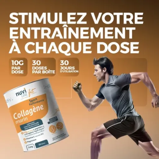 Test NUVILINE Fit Collagène Marin Sport : un boost protéiné simple, mais pas parfait