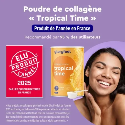 Test Gloryfeel Poudre de Collagène 500g : efficace sur les articulations, mais beaucoup trop sucré