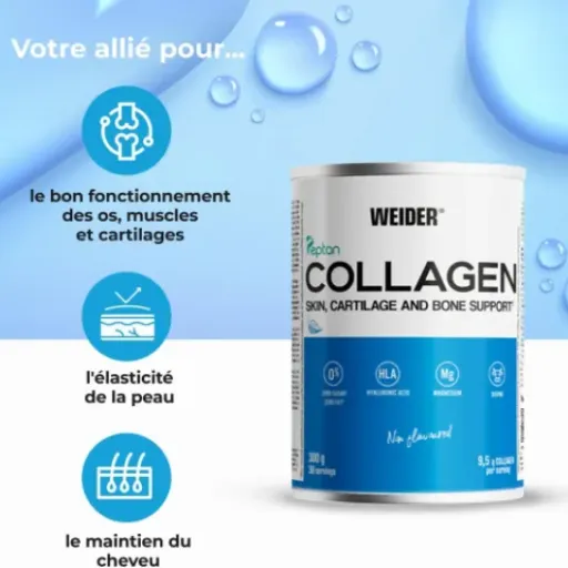 Test Weider Collagen Pack DUO : un collagène neutre qui fait le job sans être parfait